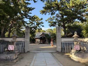 城ぶら「岸の砦跡」猪名野神社！荒木村重が築いた鉄壁の防衛ライン"有岡城総構え"